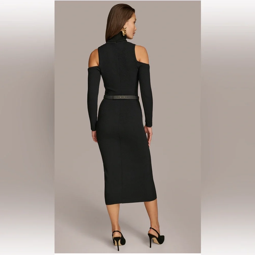 Donna Karan New York
Women's Cold-Shoulder Mock-Neck Dress - Picture 2 of 4